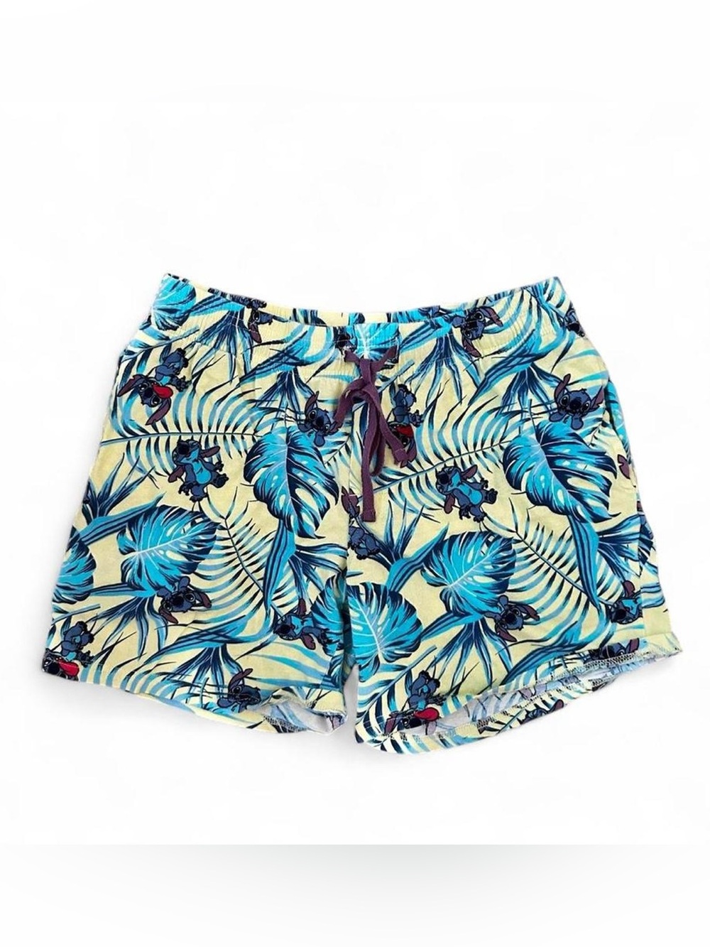 Disney Lilo & Stitch men’s multicoloured cotton summer shorts Sz M